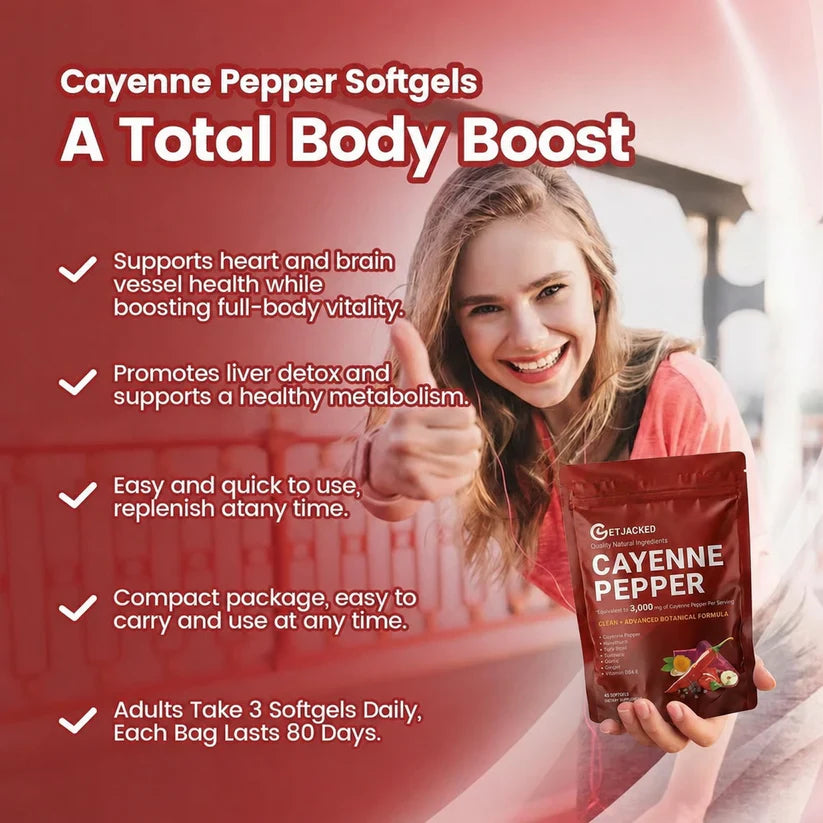 Support Vascular Function with firecaps Cayenne